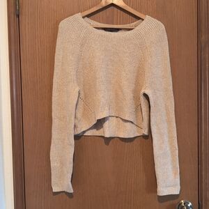 BCBG MaxAzria Cropped Knit Sweater